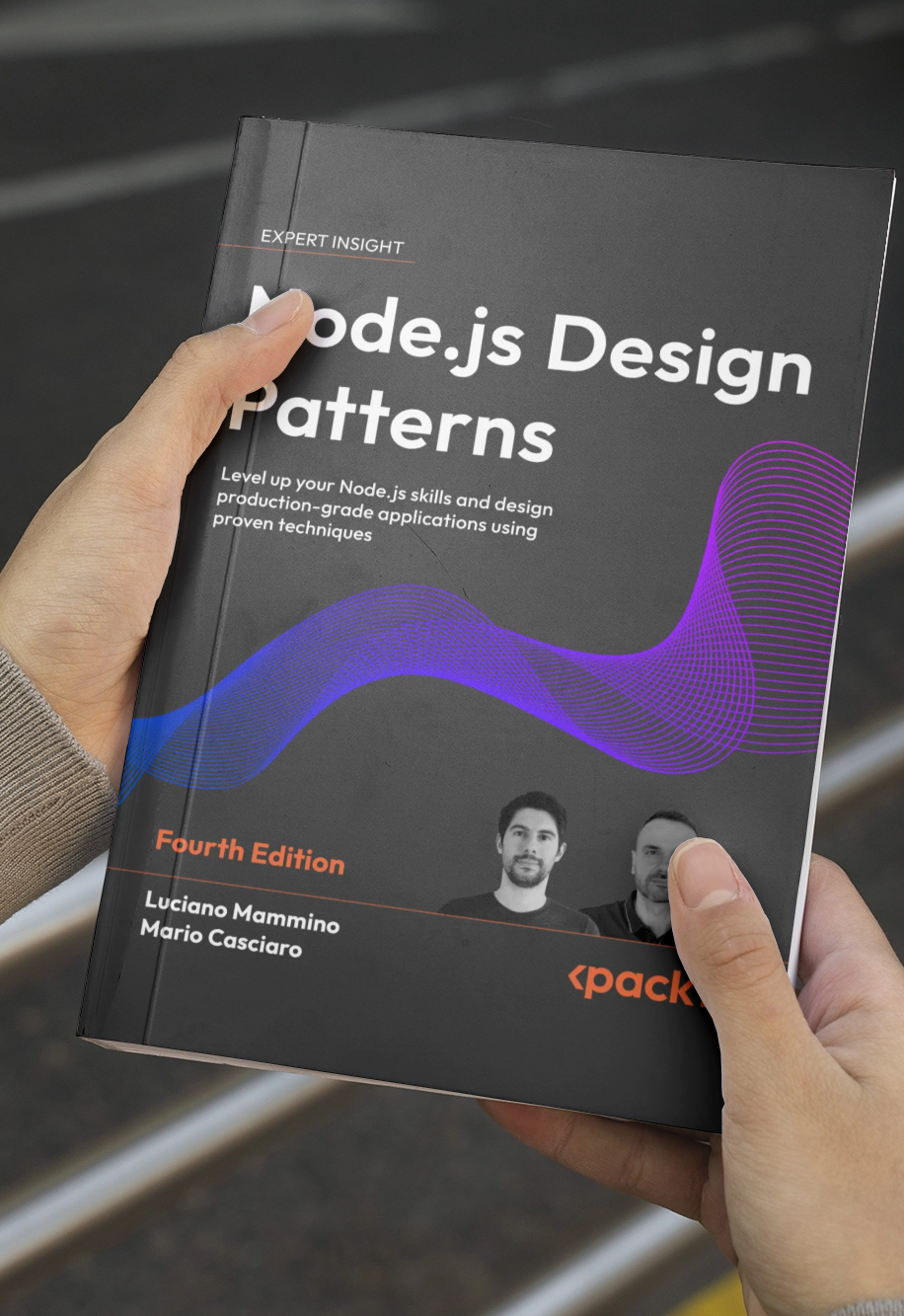 Node.js Design Patterns book mockup